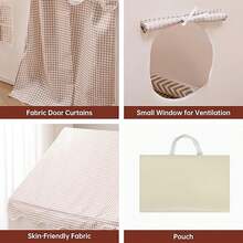 Tent Crawl For Boys & Girls Play Tent, Portable & Foldable Tents, Indoor Outdoor Tent Playhouse, Ideal Holiday Family Party Gift, Light Not Included - 紫紅色 - 查看 6