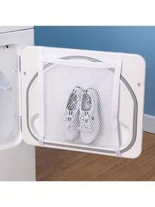 1个轻便网眼洗衣袋，专为精致衣物设计，采用网眼面料，配有加固拉链和挂环。适合旅行、收纳、宿舍和公寓使用。可机洗。款式随机发货。 - 彩色 - 查看 5