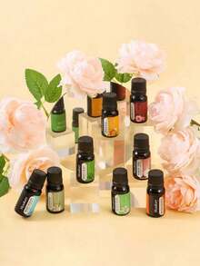 6pcs Aromatherapy Essential Oil Set - 1 Rose, 1 Lavender, 1 Vanilla, 1 Sandalwood, 1 Cherry Blossom, 1 Jasmine, Diffuser, Candle, Aroma Stone, Humidifier, Refill Oil - Mixed Scent - View 9