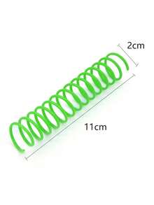 Random Color Cat Toys, Retractable Spring Ball Toys, Colorful Spring Tubes, Interactive Rolling Balls, Caged Mouse Spring Toys, Durable Indoor Cat Pet Supplies, Encourage Cat Exercise