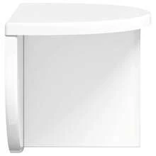 vidaXL Étagère Murale Blanc brillant 38 x 19 x 19 cm Bois d'ingénierie - Blanc - Voir 6