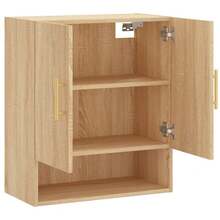 vidaXL Armario mural chêne sonoma 60x31x70 cm ingeniería de madera - Marrón - Ver 6