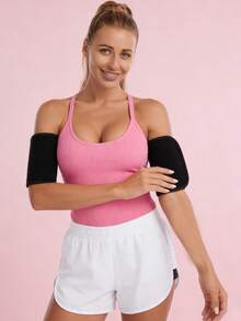 1pair, Anti Slip And Anti Drop Arm Cover, Heat Gathering, Sweat Making, Shaping, Skin Friendly, Breathable, Arm Sweating Cover, Fitness, Fat Burning, Slimming, Long Wearing, No Stuffiness, Fat Burning, Shaping, No Curling, Daily Exercise, Mountain Climbing, Yoga, Fitness Suitable - Multicolor - View 7