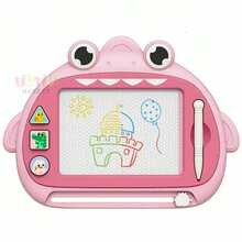 1 Pieza Pizarra MagnéTica De Dibujo Para NiñOs Con Sellos, Pizarra De Escritura Para Garabatear Para NiñOs, Juguete Educativo, Regalo Ideal Para CumpleañOs, Navidad Y Halloween Para NiñOs Y NiñAs, Juguetes De Arte Y Dibujo Para NiñOs, Juguetes Educativos Deportivos, Tableros De Pintura Y Garabatos Para NiñOs, Juguetes Educativos Y De Aprendizaje Para NiñOs Y NiñAs, Sellos MagnéTicos, Suministros Para Tableros De Escritura, Dibujo Para NiñOs, Regalos De CumpleañOs, Halloween, Navidad, Tablero De Dibujo, Tablero MagnéTico, Tableta De Escritura Reutilizable, Tablero De Pintura Y Escritura Para El Aprendizaje Temprano Para NiñOs Y NiñAs De 1 A 6 AñOs, Amigable Para Viajar, Regalo De CumpleañOs (Azul, Rosa, Gris) - Rosa - Ver 10