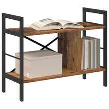 vidaXL Étagère Bois Ancien 75 x 30 x 58,5 cm Bois d'ingénierie - Castano - Visualizzare 3