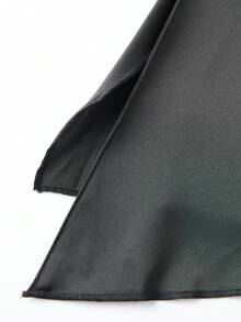 Women's Asymmetrical Halter Top Dressy Sleeveless Flowy Tank Tops Sleeveless Asymmetrical Halter Top High Neck Loose Fit Flowy Tank Top Backless Casual Dressy Blouse Shirts - 黑色 - 查看 8