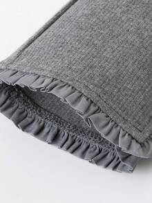 mini bala 女童弹力打底裤，柔软甜美舒适，喇叭裤型，2026春季系列 - 中花灰 - 查看 8