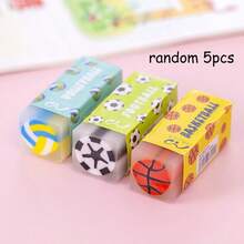 Slice Eraser Series - Fruit, Dinosaur And Sports Ball Themed Fun Erasers, Suitable For School And Play - Multicolor - View 13