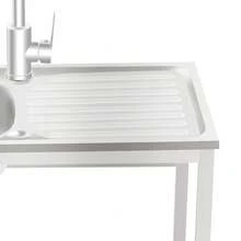 YUNRUX Kitchen Sinks - Silver - View 3
