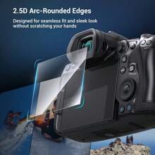 2pcs Tempered Glass Screen Protector For Canon R6 Mark II, 9H Hardness, Easy To Apply, High Definition, Scratch-Resistant, Anti-Fingerprint, Glossy, Camera Accessory - 2pcs, Transparent - View 4