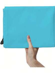 1pc Heavy Duty Laundry Bag - Extra Large Storage Bag, Suitable For College, Travel And Dorm - Fits Laundry Baskets And Dirty Clothes - Baby Blue - View 5