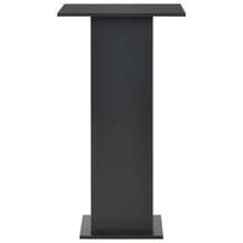 table de bar vidaXL noire 60x60x110 cm - Noir - Voir 3