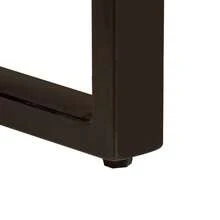 vidaXL Mesa à manger 180x90x75 cm Bois de manguier maciza - Marrón - Ver 4