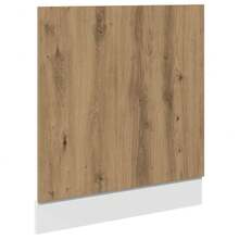 vidaXL Panneau de lave-vaisselle "Lyon" Chêne artisanal 60 x 1,5 x 67 cm Bois d'ingénierie - Tabac - Voir 2