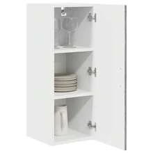 vidaXL Armário de cozinha Kalmar Gris Sonoma 30 x 31 x 80 cm - Cinza - Ver 3