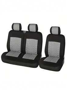 2+1座汽车座椅套，单人/双人座椅套，可水洗座椅套，适用于驾驶员/乘客座椅，适合大多数卡车，卡车前排座椅 - 款式A - 查看 11