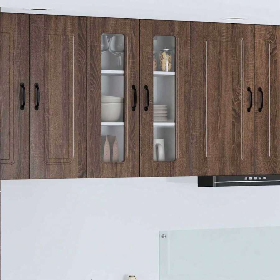 vidaXL Armario de cocina Kalmar Chêne brun 60 x 31 x 80 cm - Marrón - Ver 1