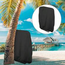 Waterproof Outdoor Furniture Cover, Zero Gravity Chair Covers, All-Weather Foldable Patio Chair Covers, 97*34*110 Cm, Black - Black - View 4