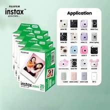 FujiFilm Mini White-Edged Instant Photo Paper, Compatible With All Mini Camera Models, Long-Lasting And Vibrant Colors, Instant Image Capture, Essential For Travel Journaling And Creative Projects. White. - White - View 11