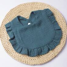 Customized Text Logo Simple Floral Baby Bibs, Perfect Gift For Newborns, Essential For New Parents - Multicolor - View 14