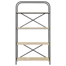 vidaXL Regal, Sonoma-Eiche, 80 x 30 x 146 cm, Holzwerkstoff - Braun - Übersicht 5