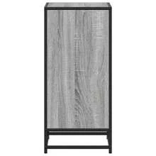 vidaXL Bibliothèque sonoma gris 40x35x76 cm ingénierie du bois - Gris - Voir 5