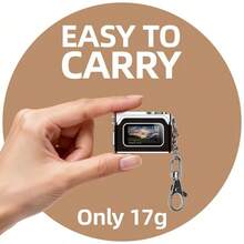 Best-Selling Thumb Camera, Portable Digital Camera, Mini Retro CMOS High Definition CCD Digital Camera, 180mAh - Camera + Data Cable - View 9