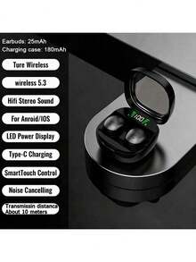 Nuevos auriculares inalámbricos invisibles mini, auriculares ultra pequeños y ocultos, tiempo de espera extra largo, con micrófono, adecuados tanto para hombres como para mujeres - MINI13X - Ver 9