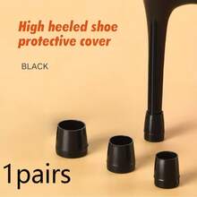 1 Pair Anti-Slip Durable High Heel Protectors, Suitable For Women's Modern Latin Dance Shoes, Fit Soft Sole, Round Heel, Light-Weight Design Shoes - Multicolor - View 8