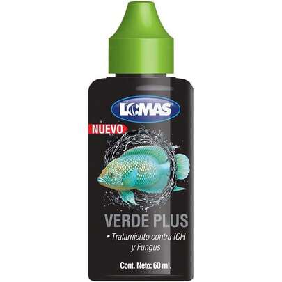 Verde Plus 60 ml – Tratamiento preventivo para Peces de Agua Dulce y Cuidado de acuarios,39519909
