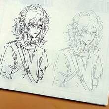 动漫人物素描轮廓及描摹技巧入门指南 - 63+幅分步插图，31+幅素描，38+个练习，艺术家礼物，素描艺术手册，详细插图 - C - 查看 8