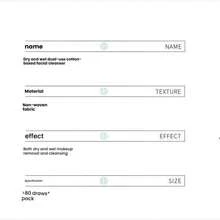 [East Xin] Dual-Purpose Cleansing Wipes, 80 Sheets, 100% Cotton, Thicker Disposable Face Towels, Makeup Remover, Skincare, Travel Essential, Suitable For Sensitive Skin - Multicolor - View 10