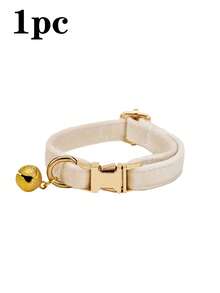 Plush Pet Collar With Bell, Cat Collar, Cute Kitten Necklace, Pet Supplies. Features An Adjustable Buckle And Detachable Bell, Easy To Wear, Durable, And Won't Fade Or Damage. Available In A Variety Of Eye-Catching Colors. Perfect For Everyday Wear To Prevent Your Pet From Getting Lost. A Perfect Gift For Pet Lovers. - Multicolor - View 13