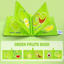 Set Of Fruits And Vegetables Plush With Rattles And Basket, 16 Sensory Educational Pieces, Children's Pretend Play Toys,Toys Children 1 Year Gift - Multicolor - View 9