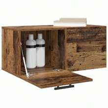 vidaXL Mobile da Parete Bois ancien 80 x 36,5 x 35 cm Bois d'ingénierie - Castano - Visualizzare 3