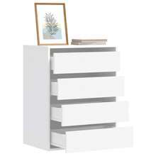 vidaXL Cómoda de ángulo blanco 60x41x76 cm madera de ingeniería - Blanco - Ver 1