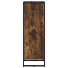vidaXL Bücherregal, geräucherte Eiche, 80 x 30 x 155 cm, Holzwerkstoff - Braun - Übersicht 6