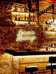 1 Peça Placa de Neon "Sempre e Para Sempre", Luz de Parede a LED USB Alimentada para o Dia dos Namorados, Lâmpada Decorativa para Proposta, Casamento, Data, Quarto, Festa, Decoração de Feriado - luz policromática - Visão 8