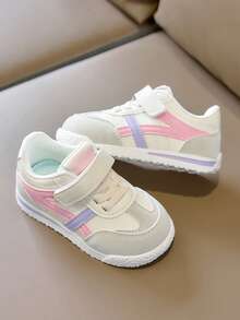 1双幼儿女童运动鞋，软底透气网球鞋，适合1.5-3-5岁儿童；2024年春季新款男童学步鞋、女童跑步鞋、婴儿鞋、男童休闲鞋、小童鞋 - 粉色 - 查看 4