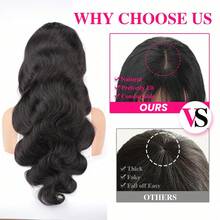 Body Wave Wigs With Bangs For Women - 150% Density Brazilian Virgin Hair Wig, 4x4 Gluless Wig, Basic Natural Black Hair, Universal Fit, Wear Go Gluless Wig With Bangs, 3S Install, Put On & Go Human Hair Wig - SNatural - View 7