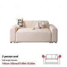 1件装易弹宽松沙发套 - 弹性全包覆，可拉伸防滑，适用于1-5座沙发，可机洗，四季皆宜，宠物友好且防污 - 米色 - 查看 14
