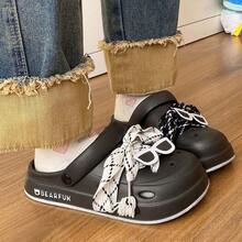 2026 New Creative Sunglasses Strap Casual Sandals, Comfortable & Durable EVA Slip-On Beach Slippers - Black - View 3