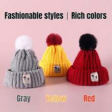 Pet Winter Knitted Wool Hat (Ear Exposed), Warm Scarf, Pet Clothing Accessories, Neck Warmer Set - Multicolor - View 4