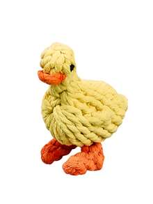 1pc/2pcs Colorful Handmade Woven Rope Dog Toys, Cute Cartoon Animal Shapes Like Bear, Octopus, Duck, Giraffe, Lobster, Puppy, Elephant To Attract Pet's Attention, Durable, Chew Resistant, Stress Relief, Teeth Cleaning, Oral Care, Interactive Rope Toys, Pet Gifts, Pet Supplies - Multicolor - View 12