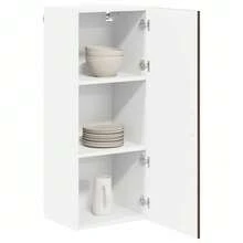 vidaXL Kalmar Küchenschrank, Braune Eiche, 40 x 31 x 100 cm - Braun - Übersicht 3