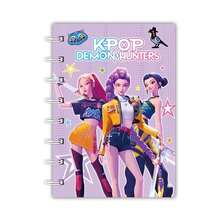 1pc KPOP Witch Hunting Girl Group Spiral Notebook, A7 Spiral Notebook, Student Memo Pad, Portable Memo Book, Notebook, Memo Pad, Back To School Student Stationery
