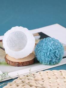 1 khuôn nến silicon hình hoa hồng ngày Valentine - A-trắng - Xem 4