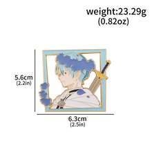 1 chiếc ghim cài áo men cứng hình nàng tiên Frieren trong anime Nhật Bản dành cho nữ, thích hợp để cài lên ve áo, balo, quần áo, huy hiệu manga, phụ kiện ghim cài. - Nhiều màu - Xem 13