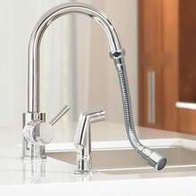 1根银色厨房水龙头延长管可自由弯曲和安装，易于承受高温 - 彩色 - 查看 2