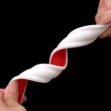 1 Roll, 1m/3 Meters Length, Elegant Self-Adhesive PVC Decorative Trim - Flexible & Bendable, Suitable For Walls, Floors And Cabinets - Easy Installation, European-Style Home And Floor Decor, Wall Decor, Home Accents | Fashionable Glossy Surface | PVC Material - Multicolor - View 7